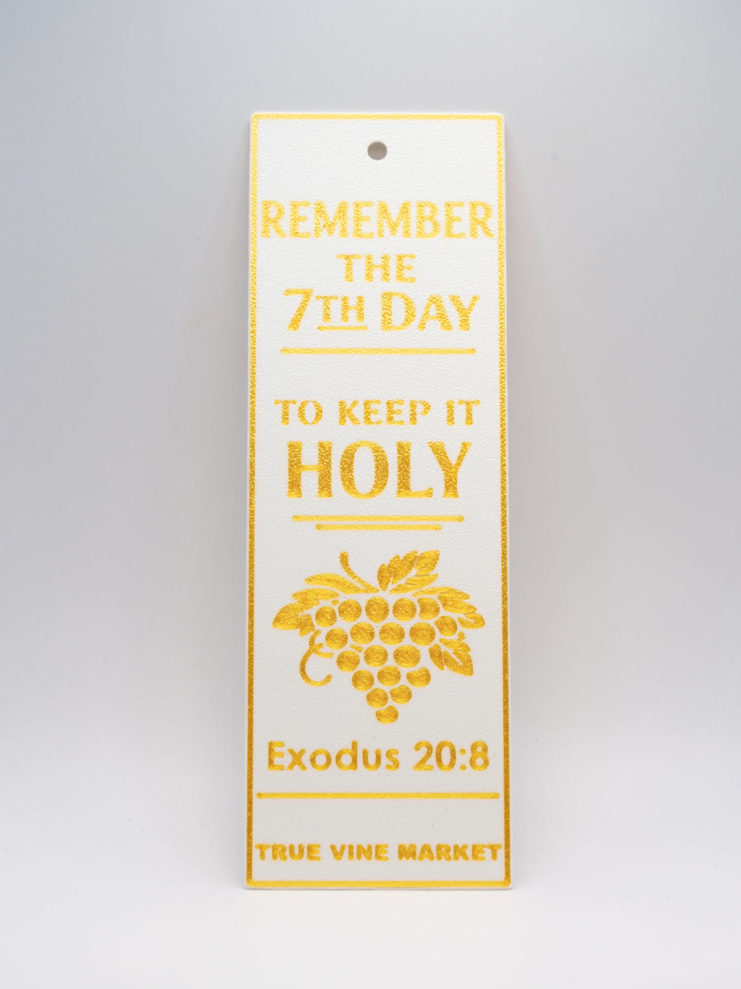 Remember the Sabbath — Exodus 20:8 Bible Bookmark