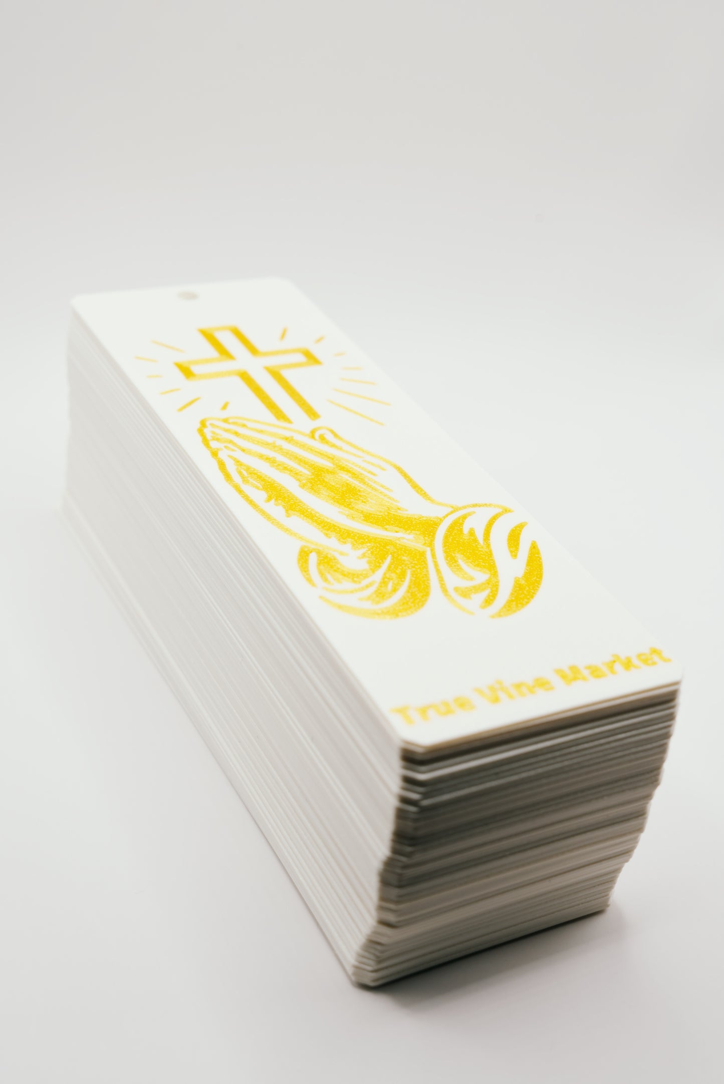 Praying Hands Cross Bible Bookmark
