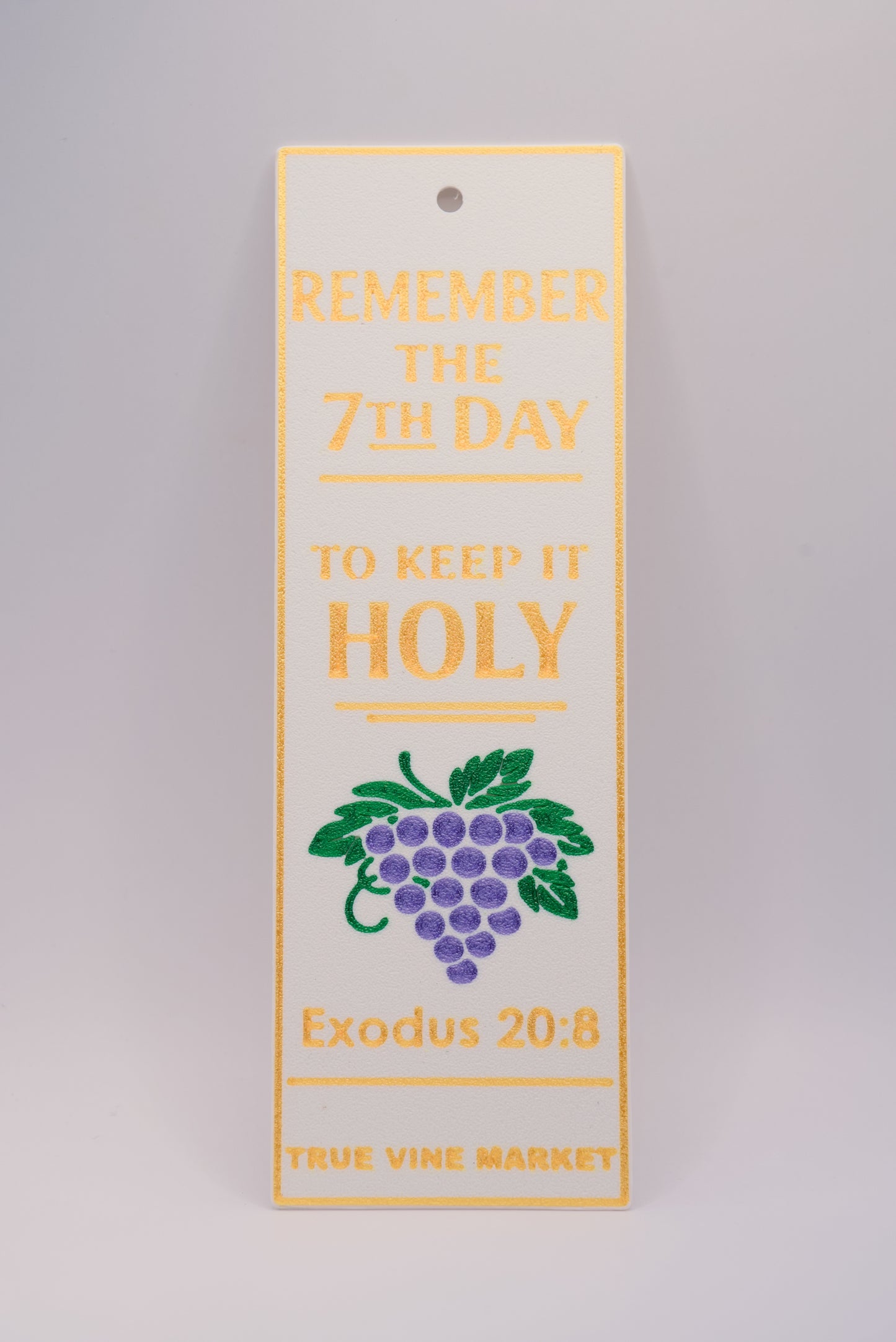Remember the Sabbath — Exodus 20:8 Bible Bookmark